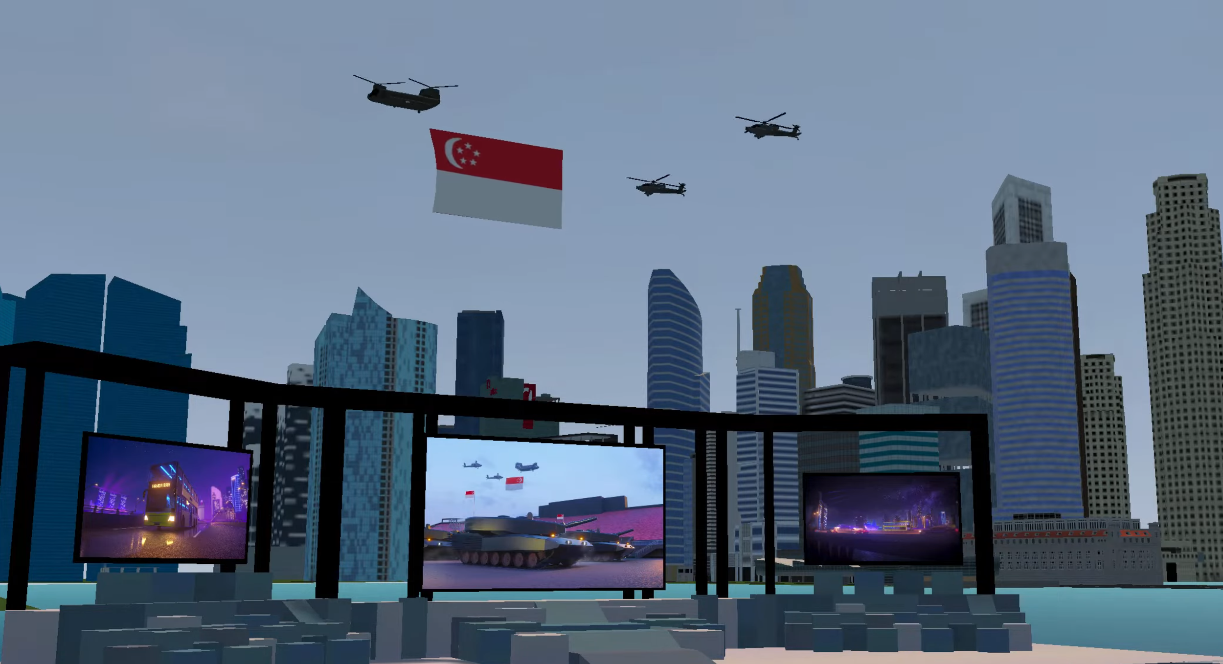 Flag Flypast Background