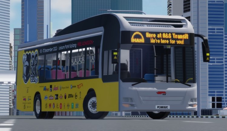 A&S Transit Bus in the metaverse