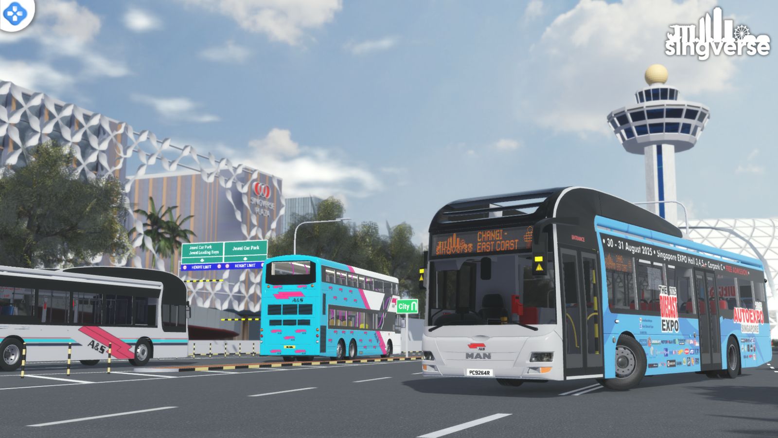 A&S Transit Bus in the virtual world