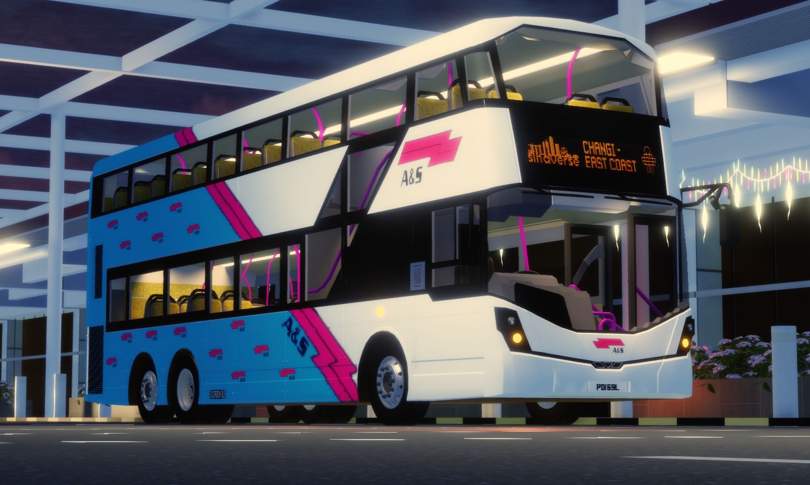 A&S Transit Bus in the virtual world