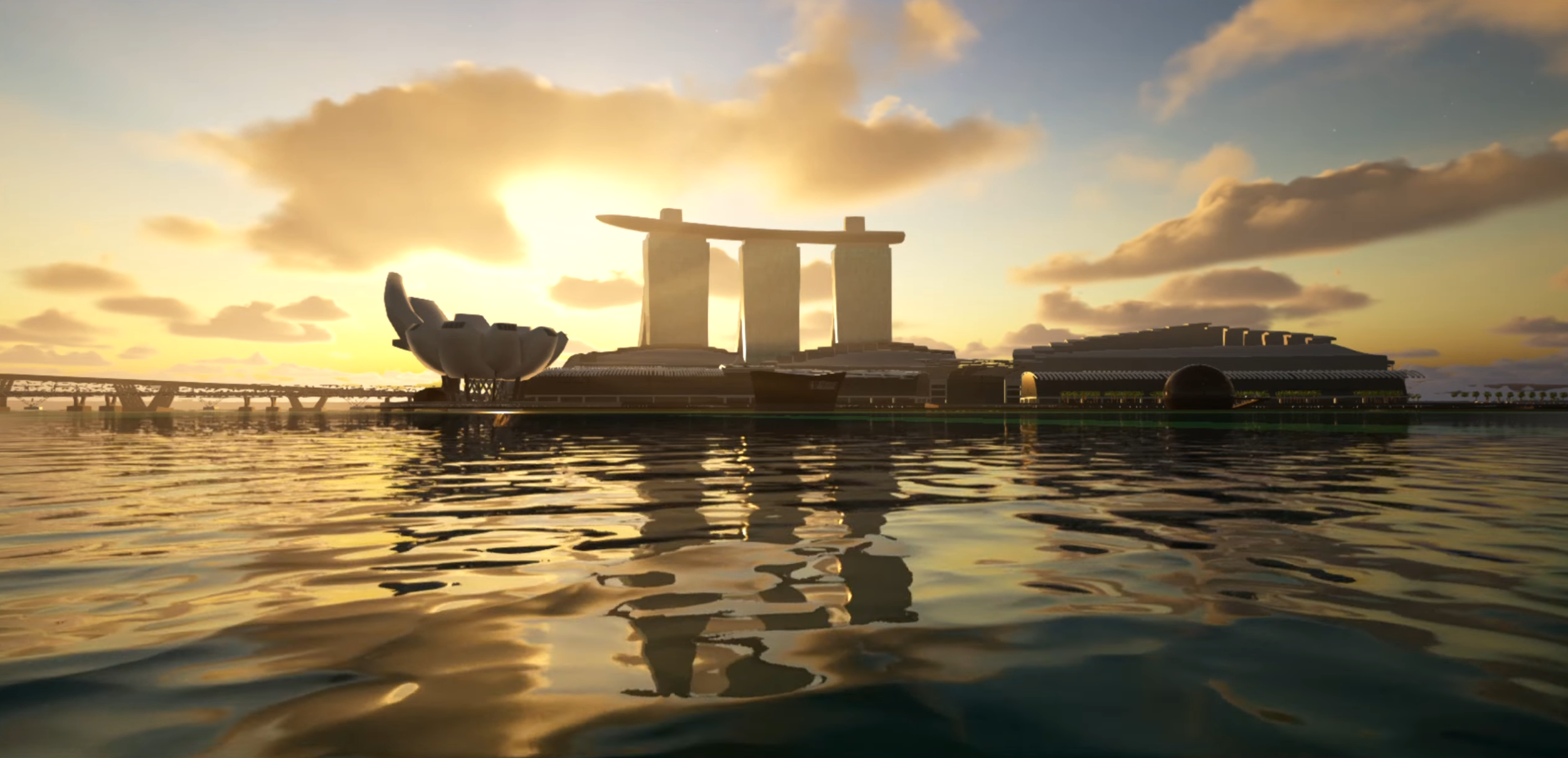 Marina Bay Sands Evening