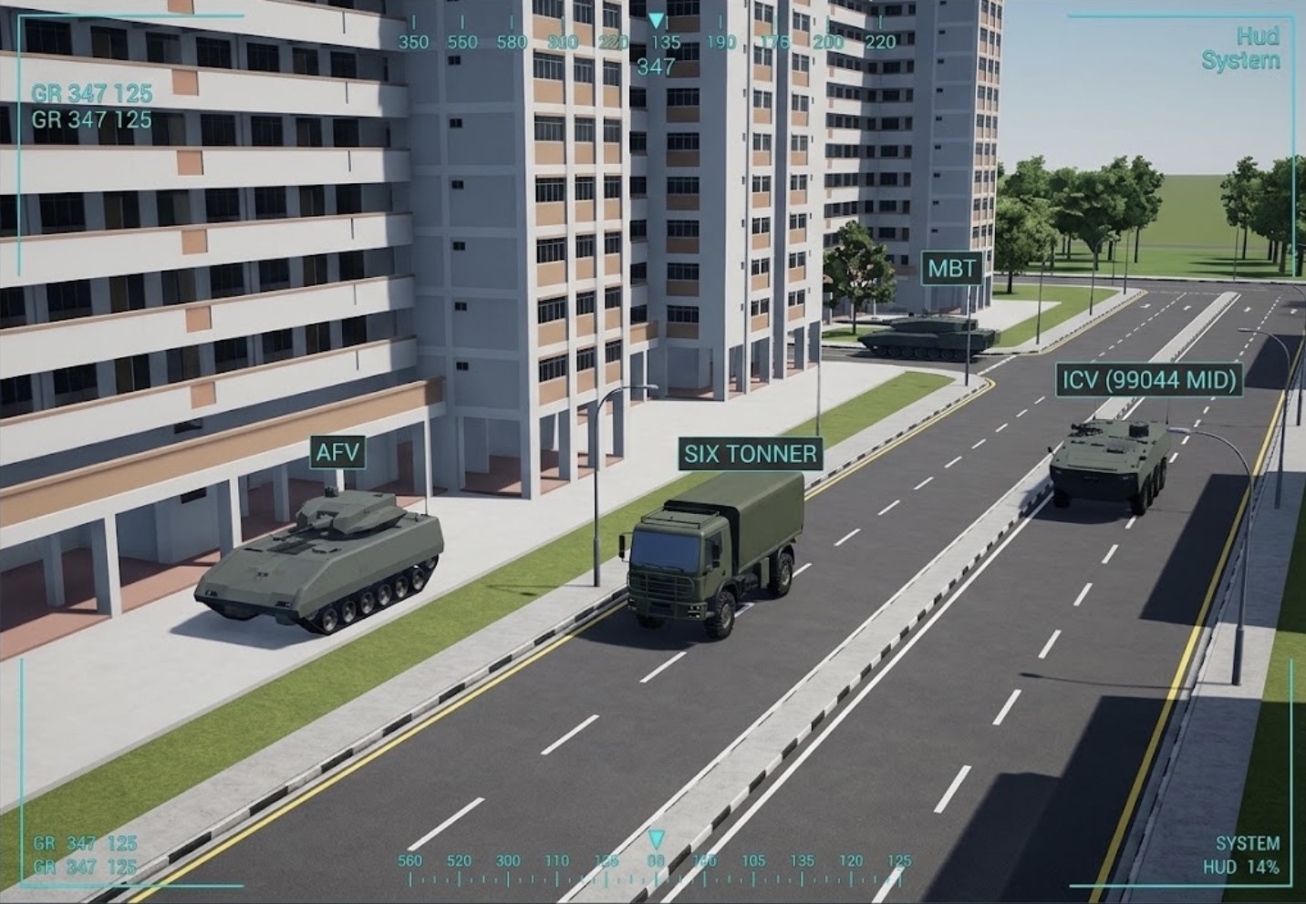 Virtual terrain and installation reconstruction