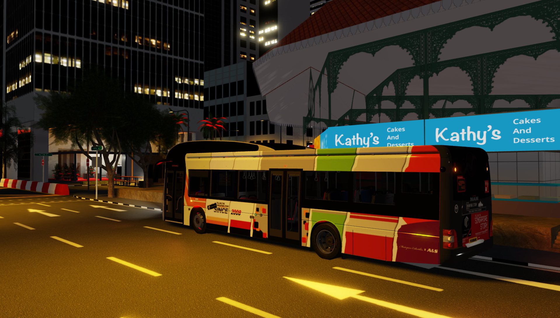 A&S Singapore Story bus livery in Singverse