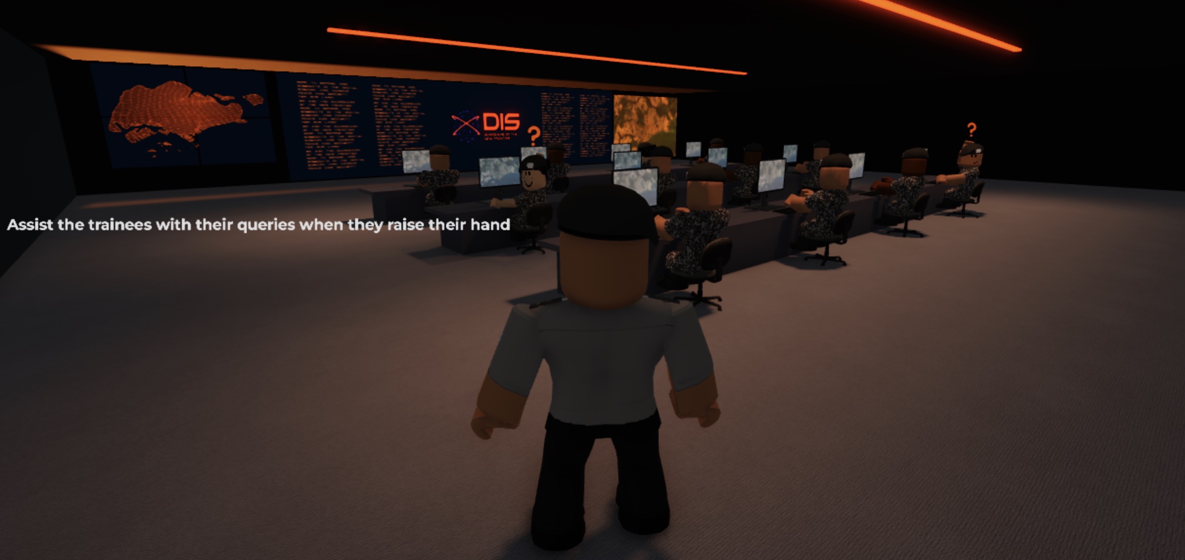 DIS operations room