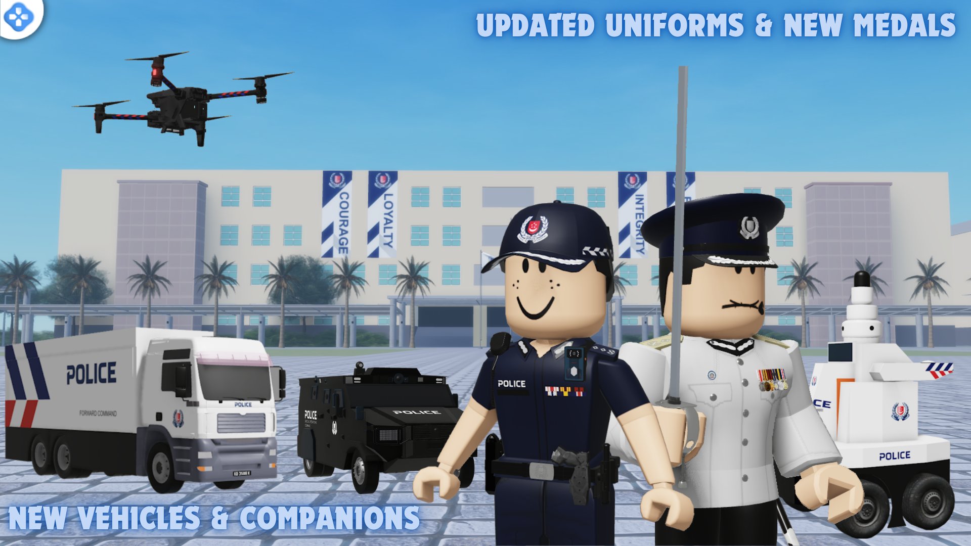 Updated SPF uniforms, vehicles and companions in MATA-verse