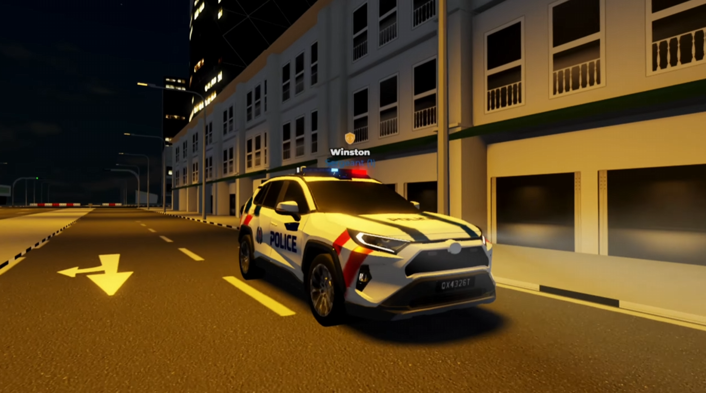 SPF Police car in Singverse
