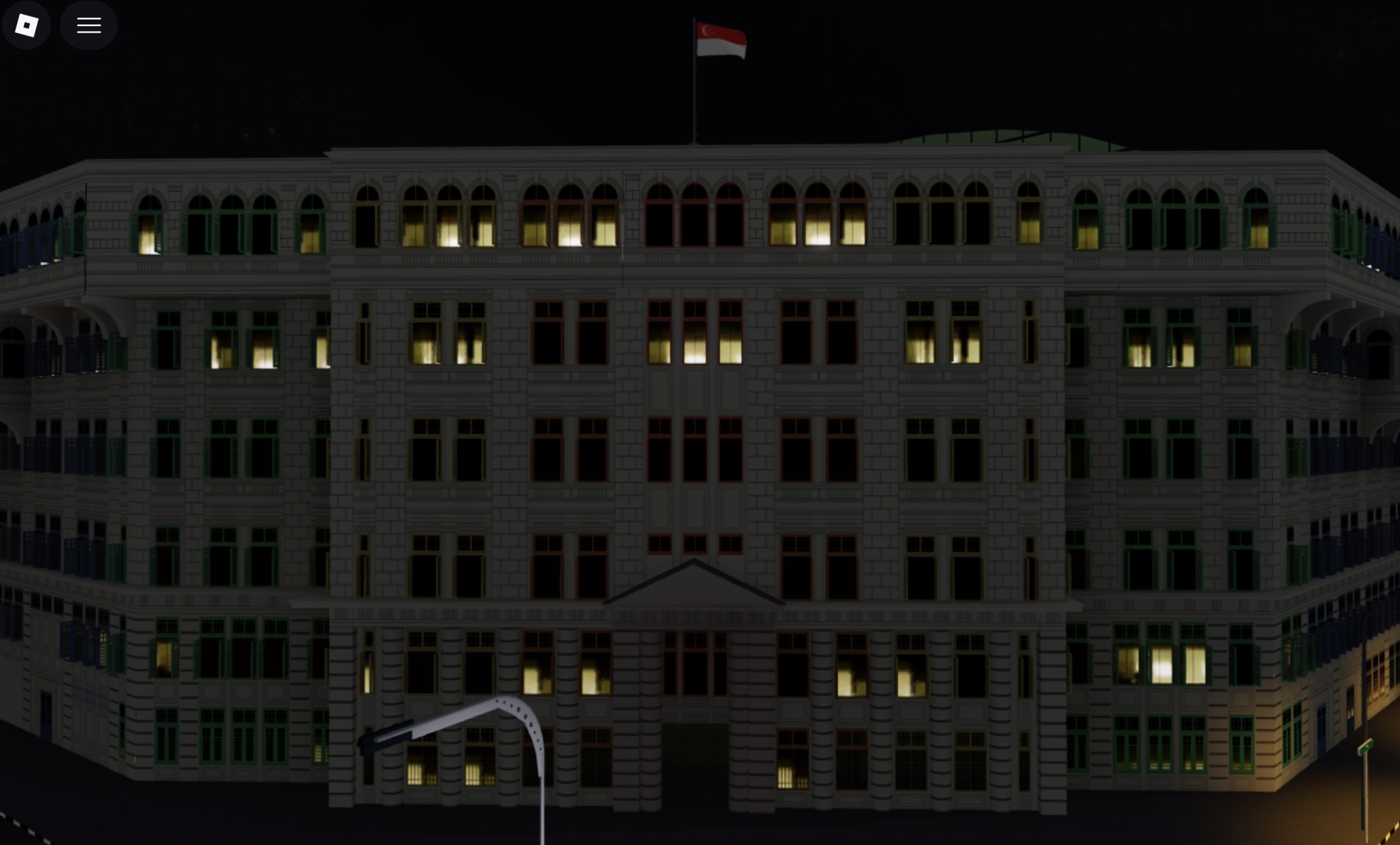 Hill Street at night in Singverse
