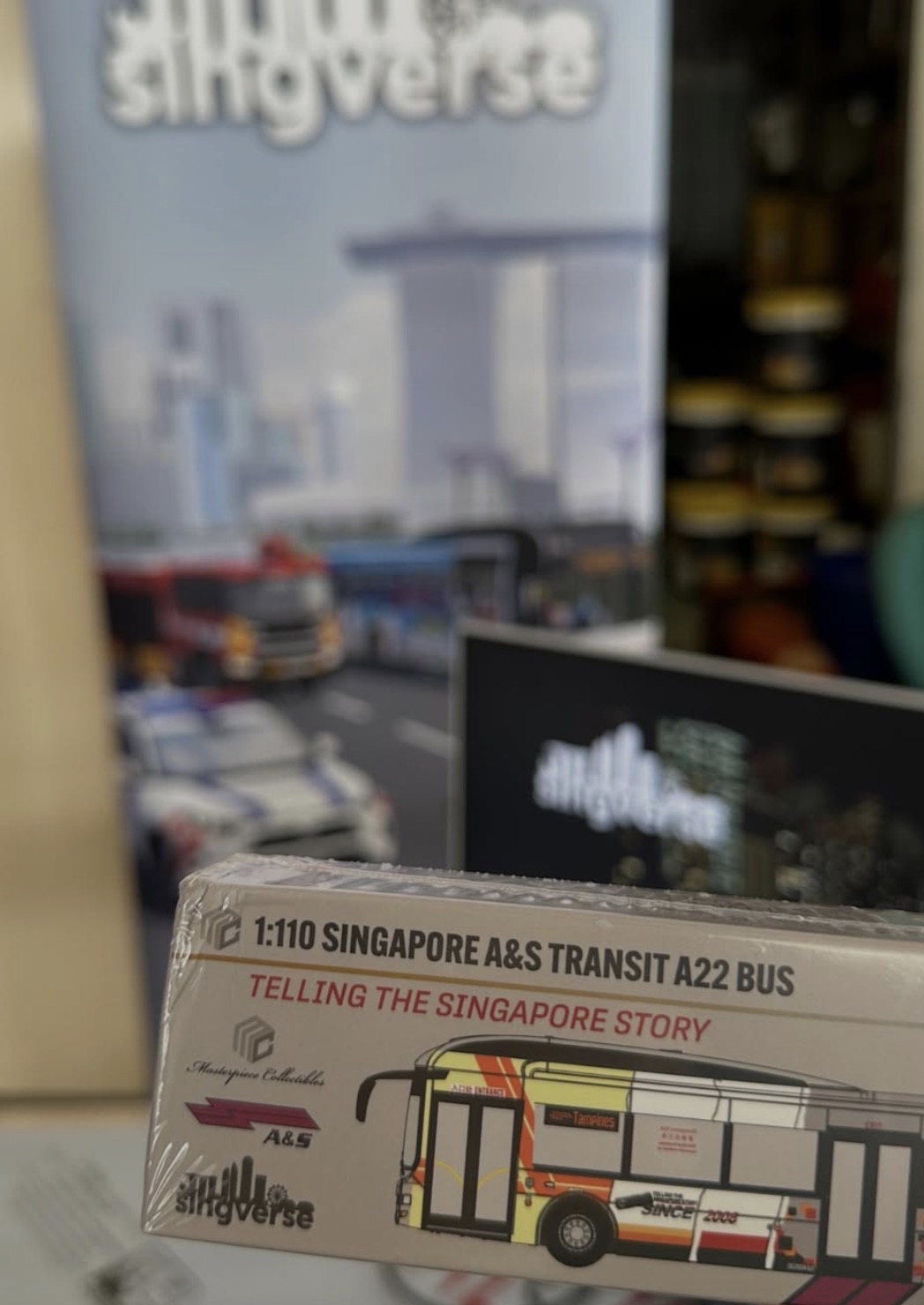 1:110 A&S Transit Singverse die-cast bus box