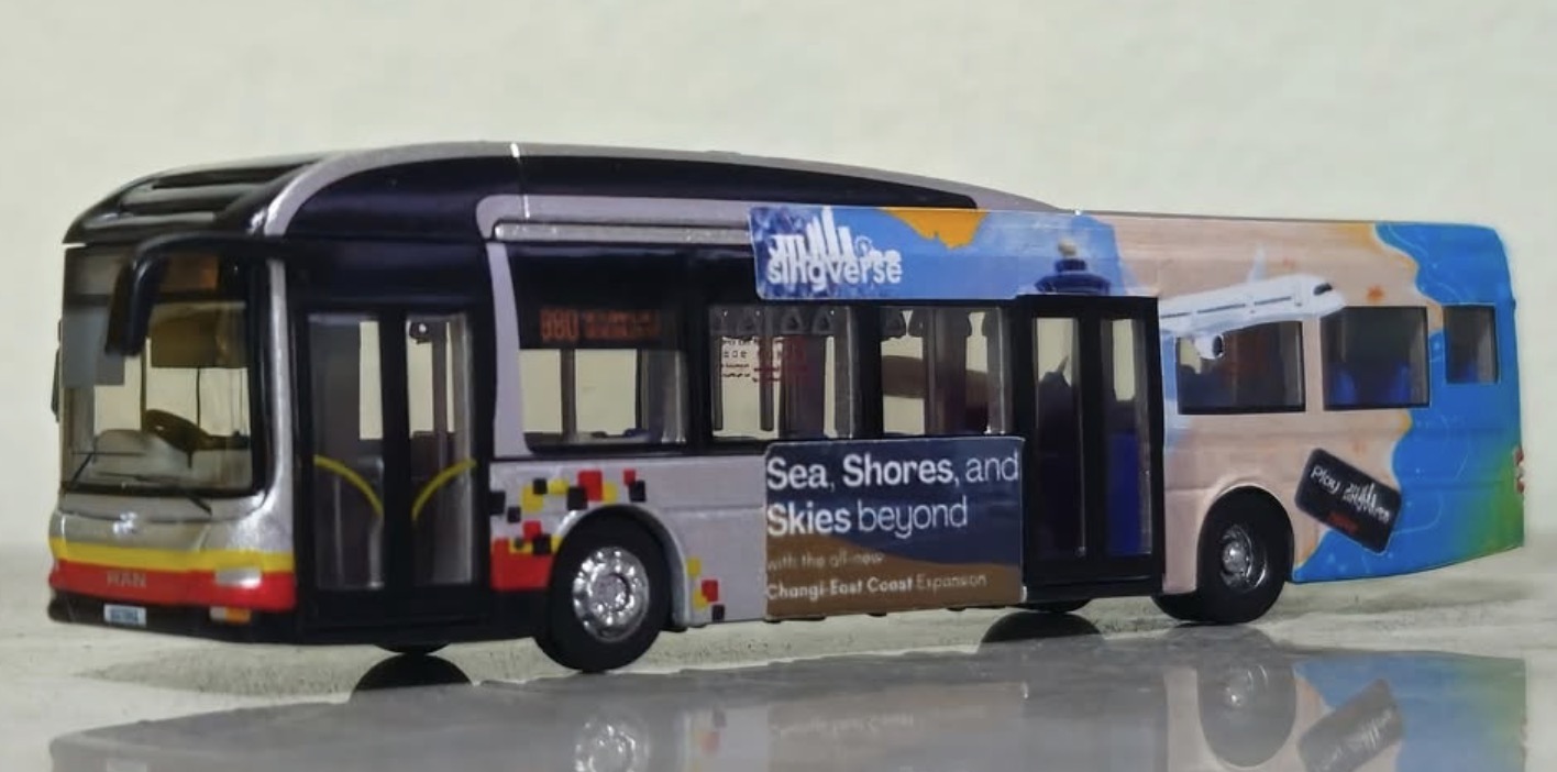 Singverse die-cast bus — Sea, Shores and Skies Beyond